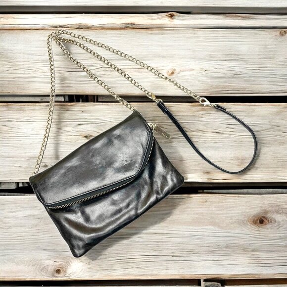 HOBO THE ORIGINAL‎ Daria Leather Small Convertible Crossbody Clutch Wristlet - Picture 1 of 9